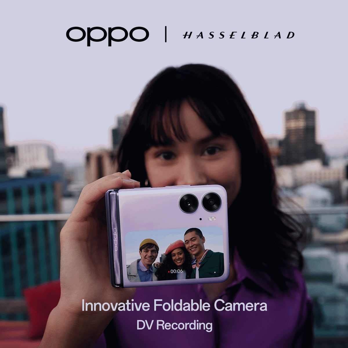 OPPO Find N2 Flip | Bonus HP Sprocket Printer