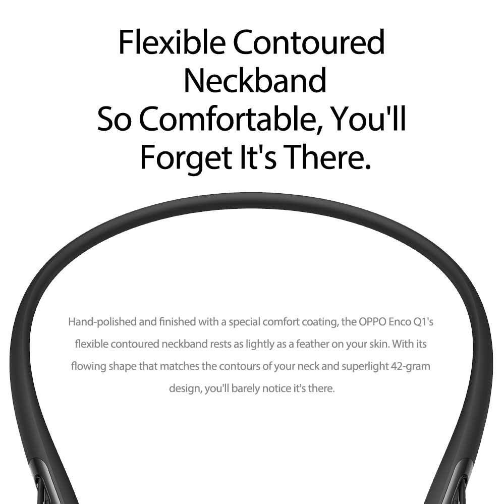 OPPO Enco Q1 Wireless Noise Cancelling In-ear Headphones