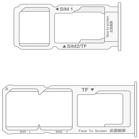 [OEM PACKAGE] OPPO A75 Sim Tray